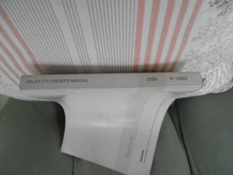 OWNER'S MANUAL FOR 2009 VOLVO C70, US $5.99, image 2