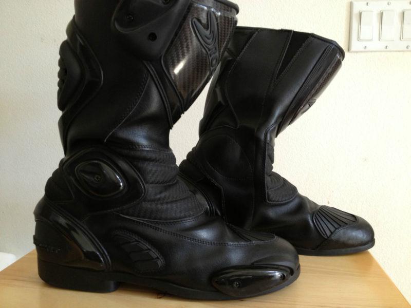 Joe rocket hard drive motorcycle boots size 12 mens