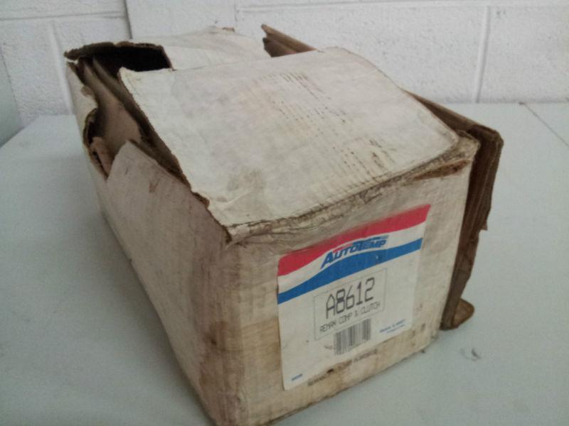 Autotemp ac remanufactured compressor and clutch a8612