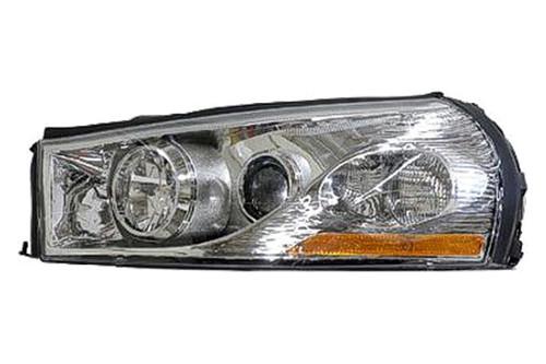 Replace gm2502229c - 03-04 saturn l-series front lh headlight lens housing