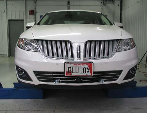 Blue ox bx2615 base plate for lincoln mks 10