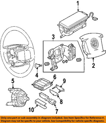 Volkswagen oem 8e0953541e air bag clockspring