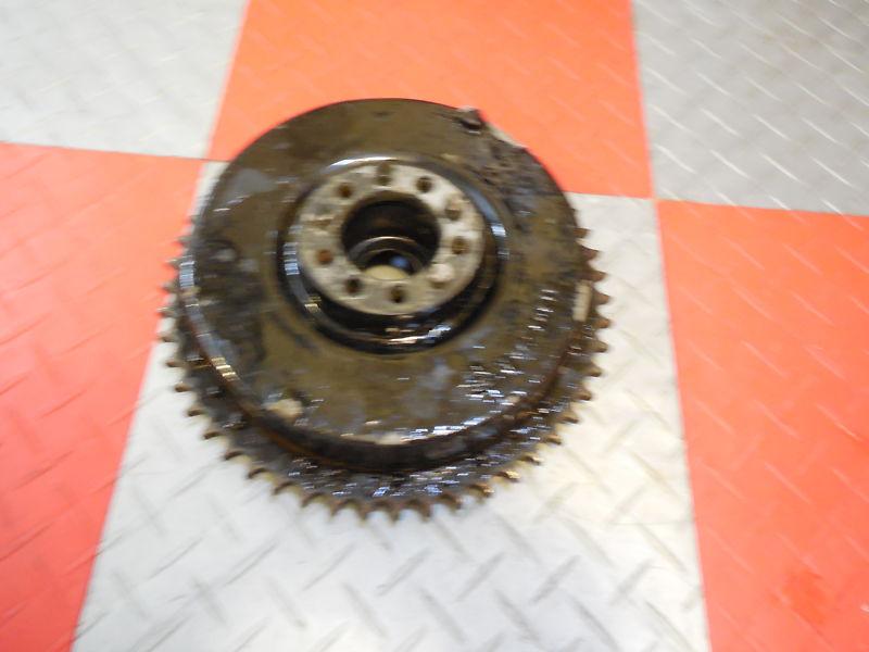 Sell VINTAGE 196366 HARLEY PANHEAD REAR HYDRAULIC BRAKE DRUM BLACK