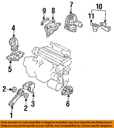 Honda oem 50830sm4a81 engine & transmission mounting-torque rod
