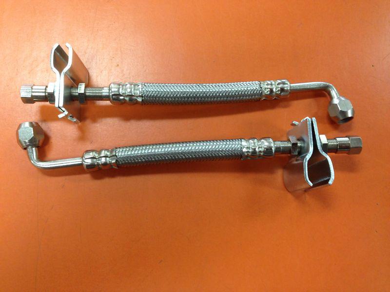 Sell 2 STEEL DUAL WHEEL VALVE STEM EXTENDER EXTENSION 7IN 90 degree