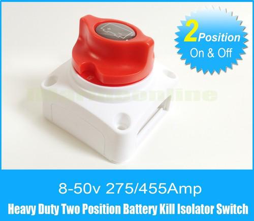 Battery isolator kill switch,50v heavy duty for boat/marine/4x4/caravan/