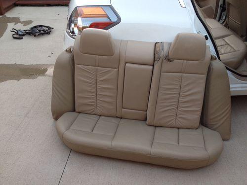 2008 2009 nissan altima sedan rear seat back cushion leather cushion bottom oem