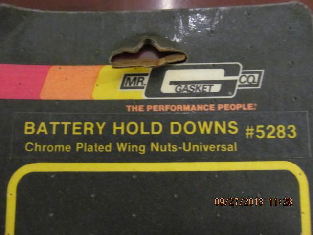 Mr Gasket Battery Hold Down wing nut kit #5283, US $12.00, image 2