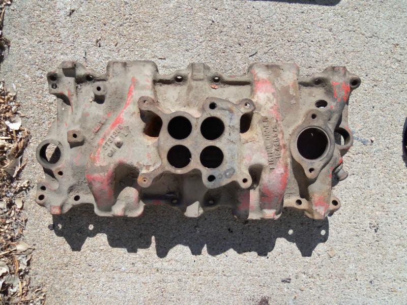 1957 chevy 4 barrel intake manifold 283 & 327 c.i. engines