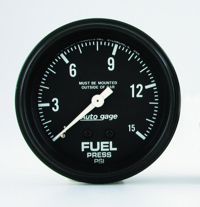 Autogage 2311 fuel pressure analog gauges 0-15 psi 2 5/8" -  atm2311