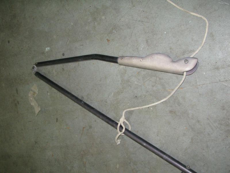 Hobie 16 sailboat  tiller crossbar and both rudder castings, 