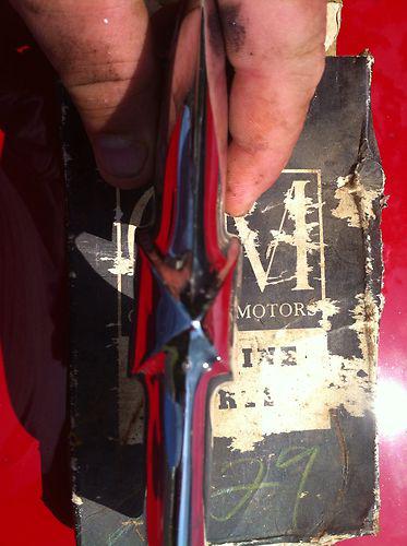 1955-1960 NOS Corvette Grille Tooth, US $40.00, image 2