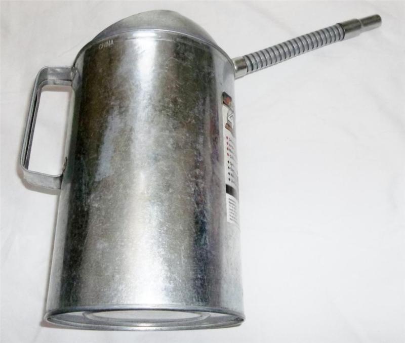 Performance tool, 4 qt, galvanized measuring dispenser, w54278, spill proof top