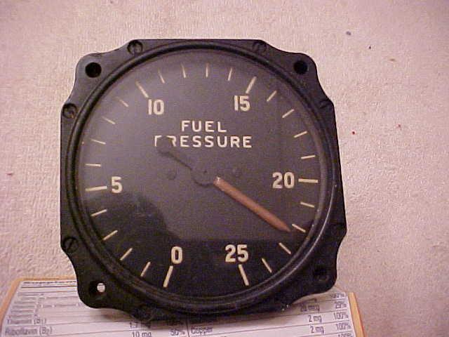 Bendix type no.5907 fuel pressure gauge autosyn indicator pioneer instrument