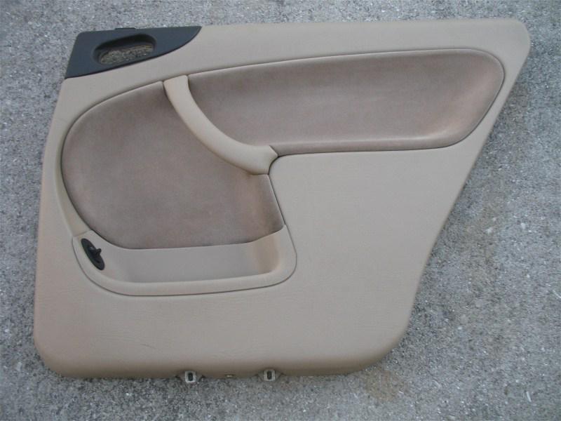 2000 saab 9-3 rear right passenger side inside door panel beige tan 99 00 01 02