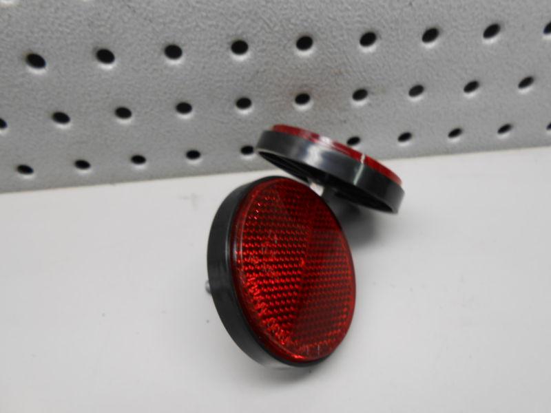 Y42 yamaha yw125 zuma 125 2009 red side reflectors pair
