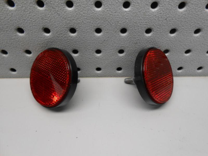 Y42 Yamaha YW125 Zuma 125 2009 Red Side Reflectors Pair, US $12.00, image 2