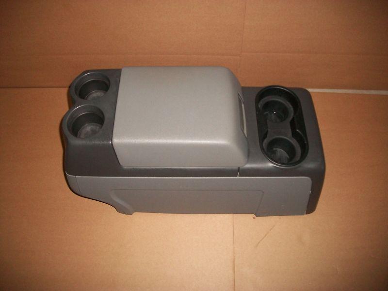 04 05 06 07 08 ford f150 column shifter floor center console grey oem nice