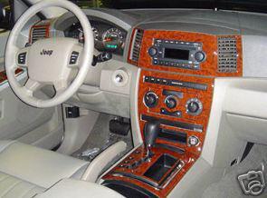 Jeep grand cherokee laredo limited interior wood dash trim kit 2005 2006 06 2007