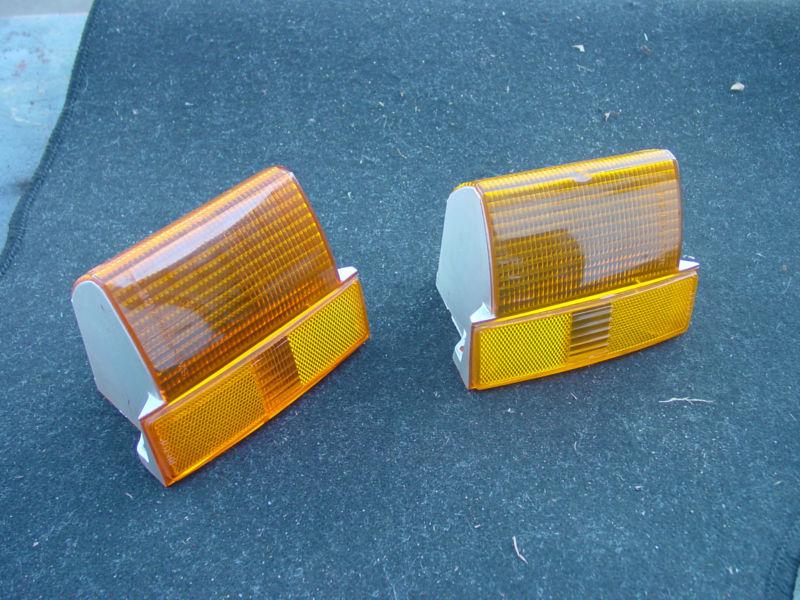 Sell 1971 1972 Mercury Cougar Front Turn Signal / Parking Light Lenses