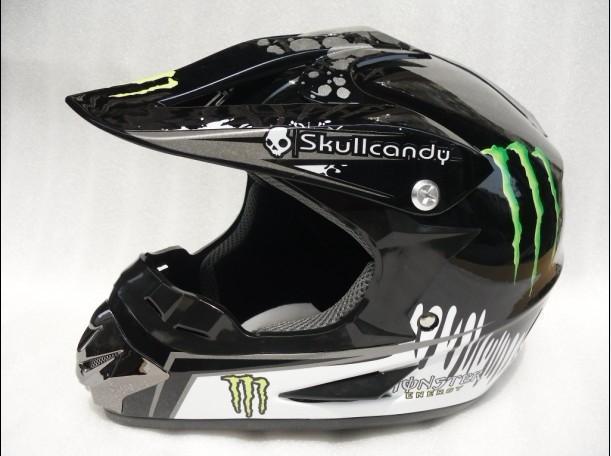 Monster energy skullcandy motocross enduro racing helmet