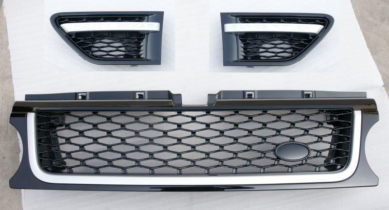 Range rover sport autobiography 2010 2011 2012 grill & side vents black & black