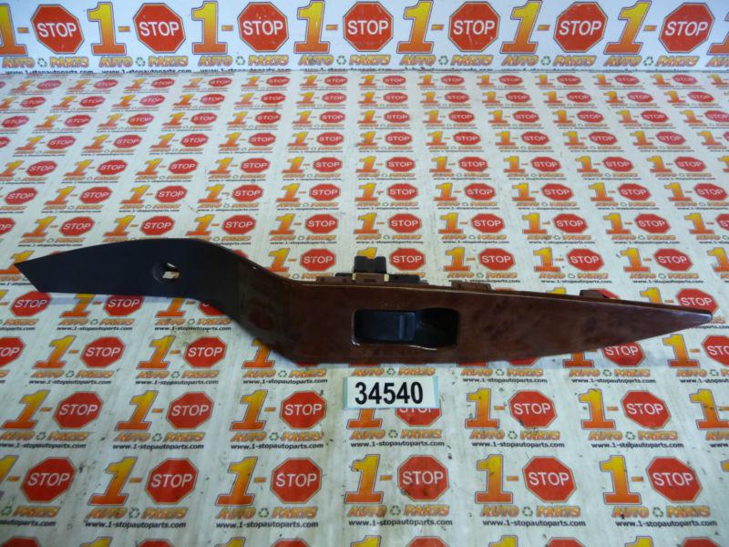 02 03 04 nissan altima wood grain driver/left rear window switch oem