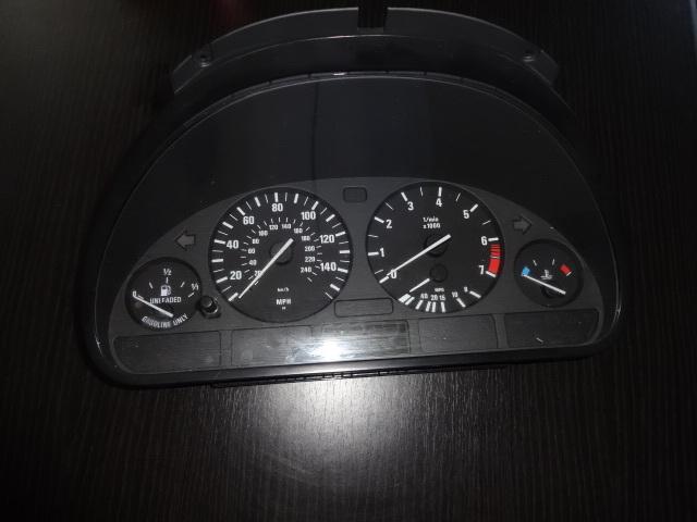 2001 bmw e39 525i 528i 530i instrument gauge cluster dash 62.11-6 907 017 147k