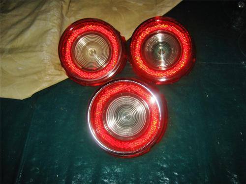 3 NOS SER-DO-RAY 1965 Chevrolet Biscayne Backup Tail Light Lens+Bezel CH-246 65, US $19.99, image 5