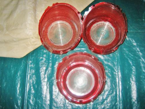 3 NOS SER-DO-RAY 1965 Chevrolet Biscayne Backup Tail Light Lens+Bezel CH-246 65, US $19.99, image 6