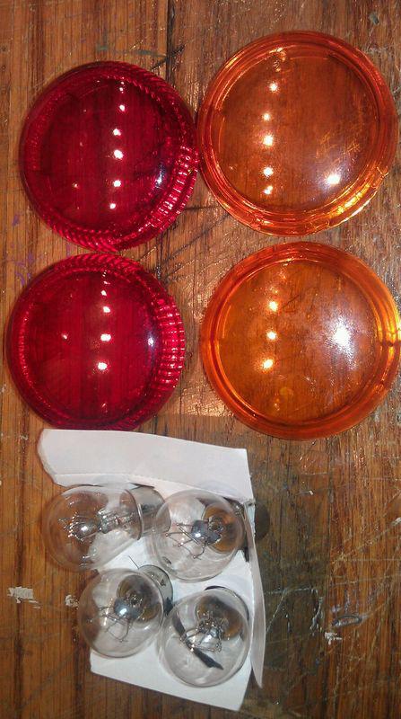 Harley breakout brake turn signal lenses bulbs