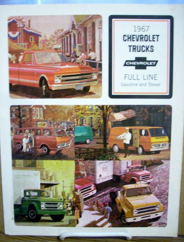 Sell Nos 1967 67 Chevy Chevrolet Truck Full Line Gas Diesel Dealership