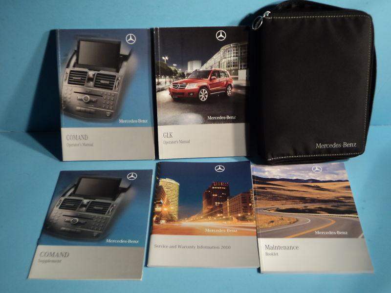 10 2010 mercedes glk350/glk350 4matic owners manual with navigation
