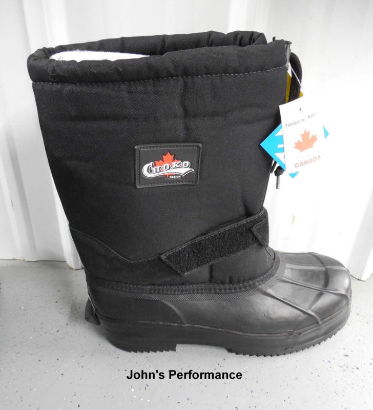 Choko Men's Thermal Snowmobile Boot Black Size 12, US $84.00, image 3