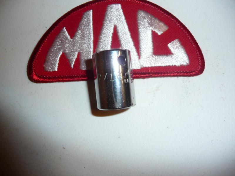Mac tools 7/16" chrome socket, 3/8" drive, 12 point
