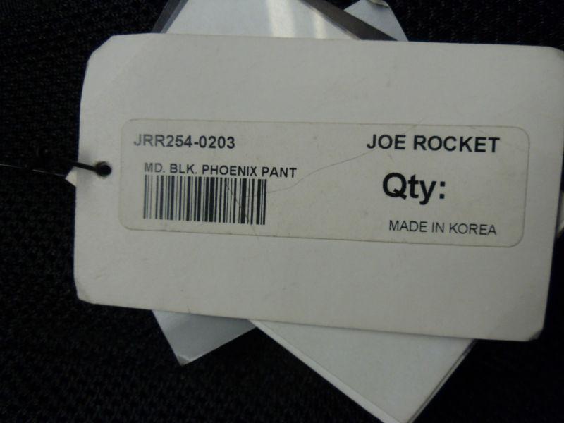 Joe rocket black phoenix mesh style pants medium