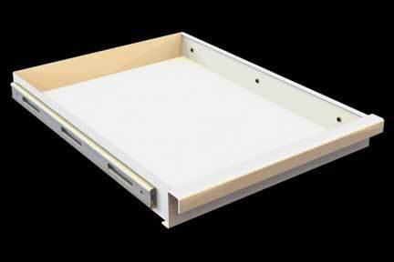 609990 2.5-inch deep drawer for jobox 677990 & 678990 - white