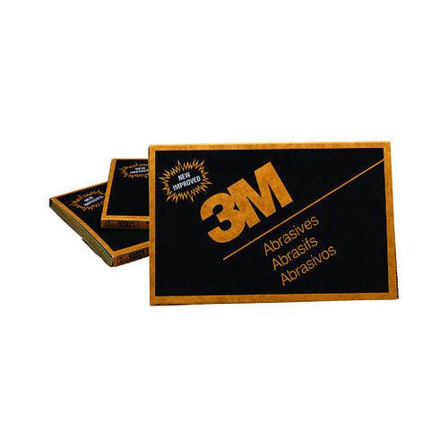 3m 2500 grit wet or dry black abrasive sandpaper 5.5" x 9" sheet 50pk 2045