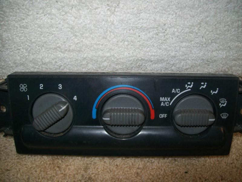 98,99,00,01,02,03,04,05 chevy s10 blazer  jimmy heater ac climate control