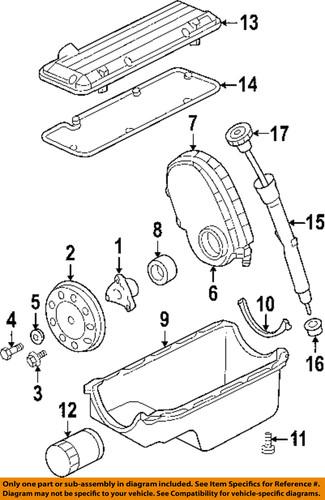 Gm oem 19210284 oil filter/engine oil filter