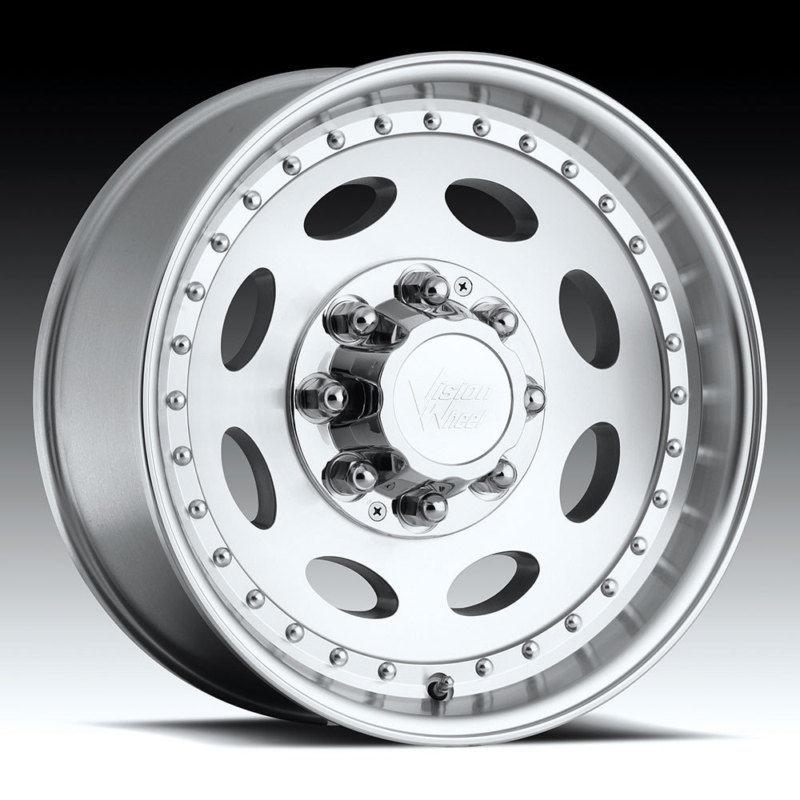 19.5 vision 81 machined wheels tires ford 250 350