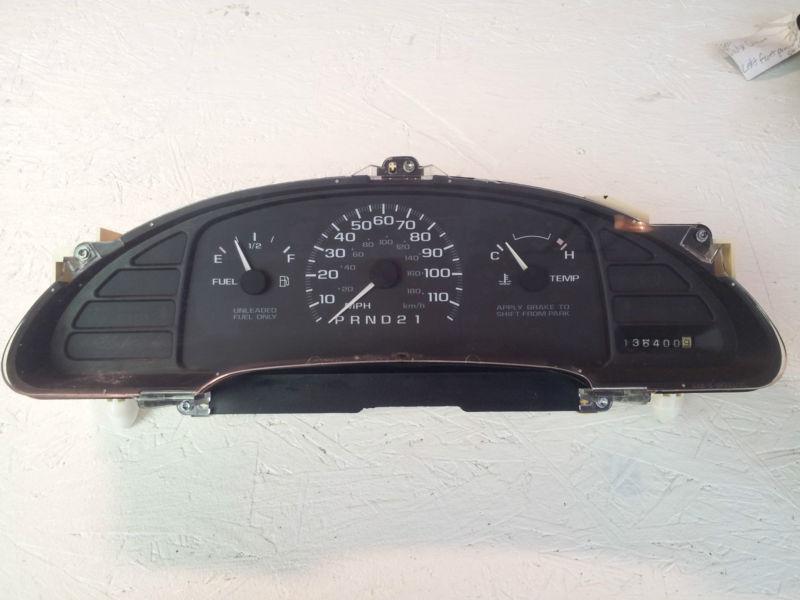 1996 chevrolet cavalier instrument cluster