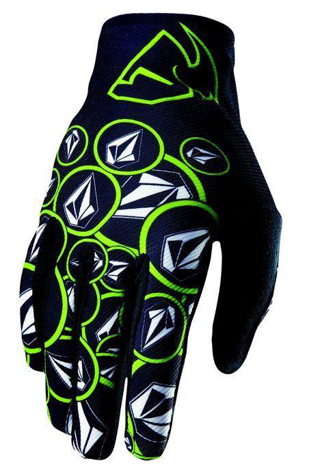 Thor 2013 void plus volcom green mx motorcross atv s small gloves new