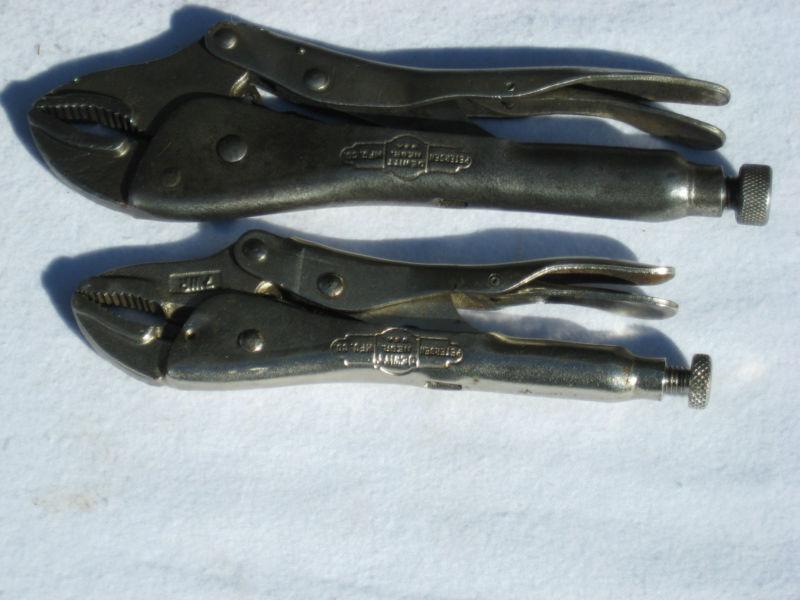 Vintage Petersen Dewitt Vice Grip Pliers, 1010C & 7 WR, Work Perfect, US $12.99, image 2