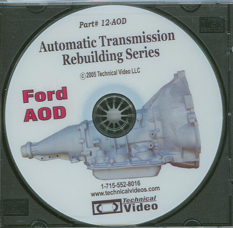 Ford aod, transmission rebuilding dvd,  (ford aod dvd)