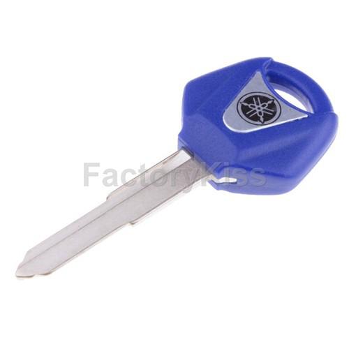 Motorcycle uncut blank key for yamaha yzf r1 r6 fz xjr blue