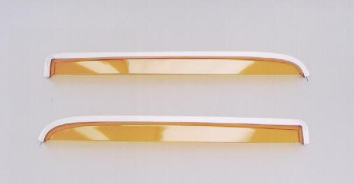 Rare nos old vw beetle (??-64) wind vent one pair yellow samba oval bug