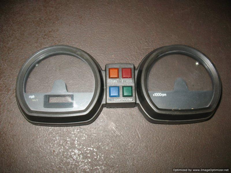 1981 xj650 maxim meter cover speedometer outer glass yamaha xj 550 650 750 80-83