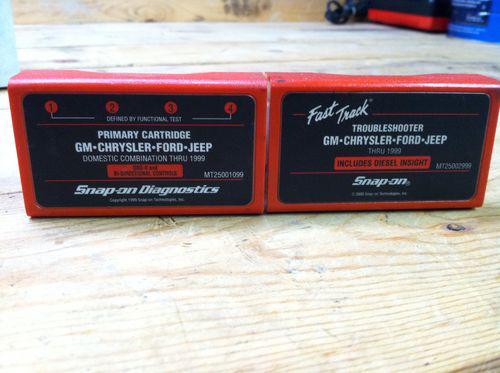 Snap on mt2500 cartridge gm primary and troubleshooter 