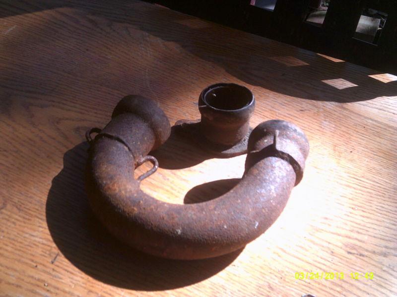 Polaris trailboss 1990 trailboss exhaust head pipe and flange